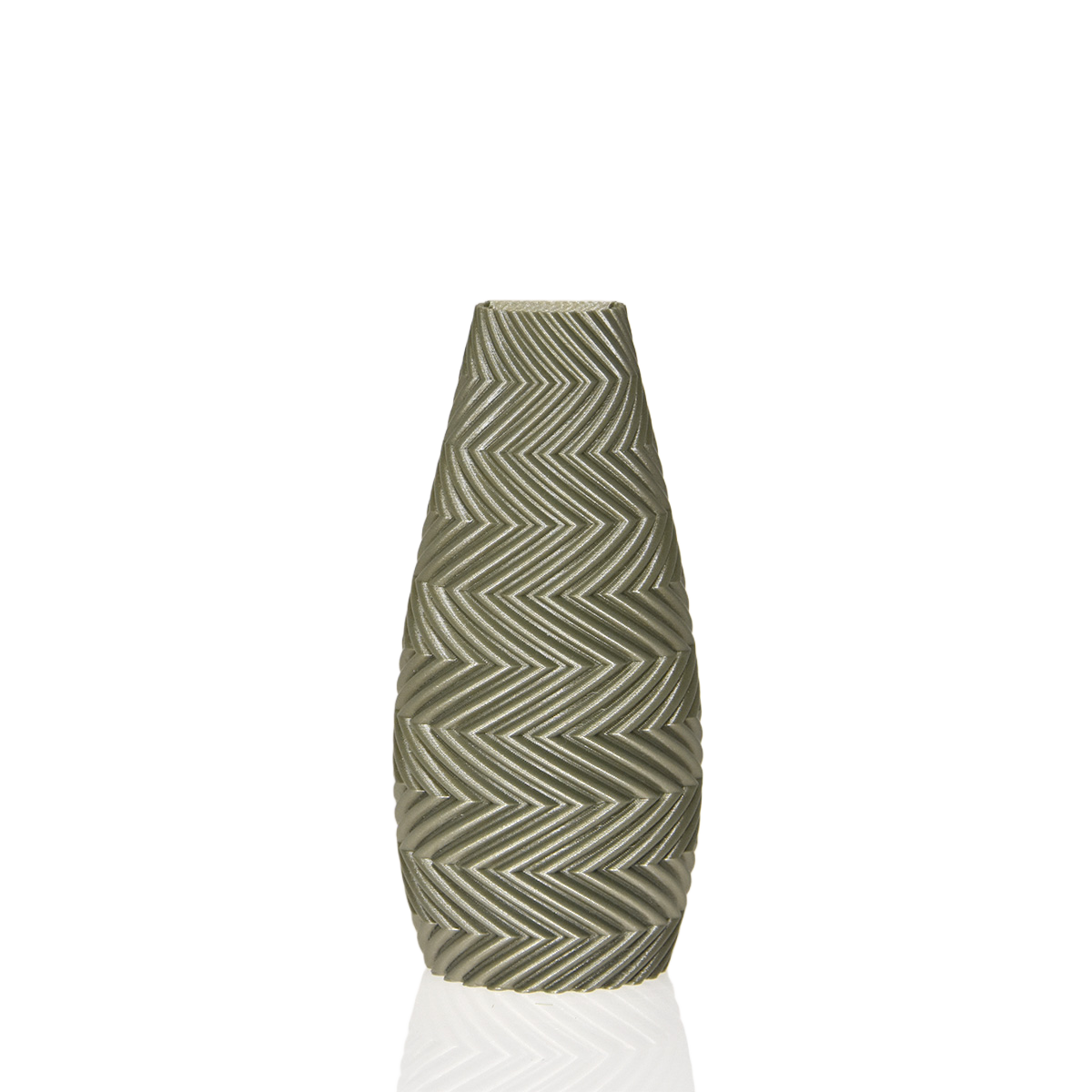 Felicia 3D wandvaas 18x8x5cm Champagne Metallic
