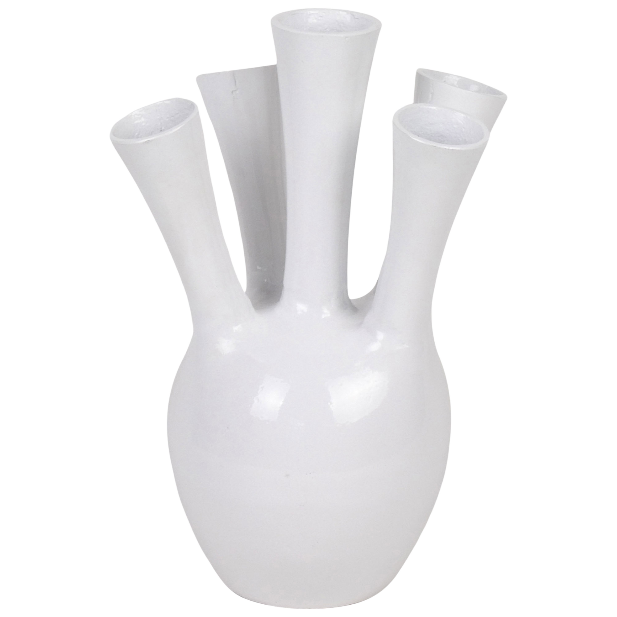 Aluminium Tuitvaas Wit 38cm