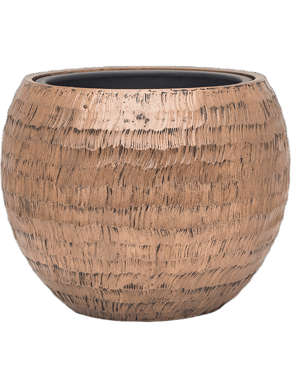 Baq Opus Hammered Globe gold (met inzetbak), 40x32cm