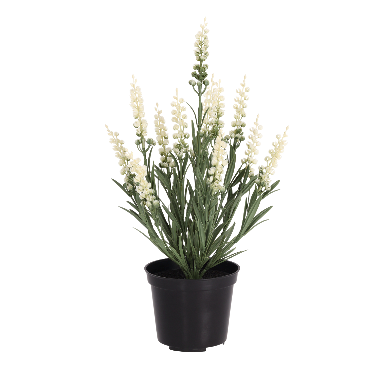 Kunstplant lavendel wit 30cm UV in kweekpot 10cm