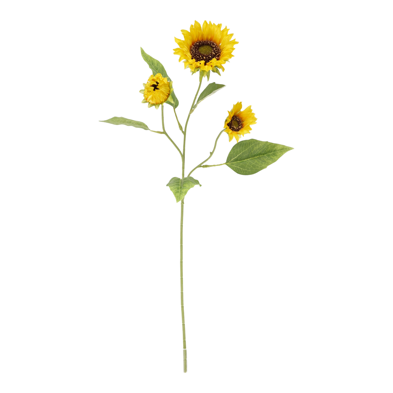 Kunst Zonnebloem vertakt Geel 65cm