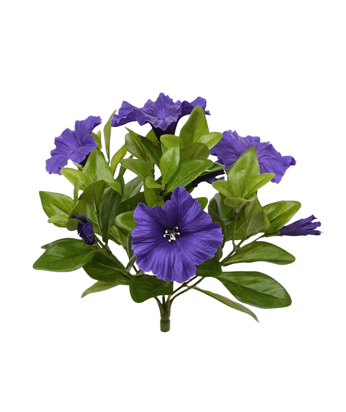 Petunia Kunstboeket 25 cm paars