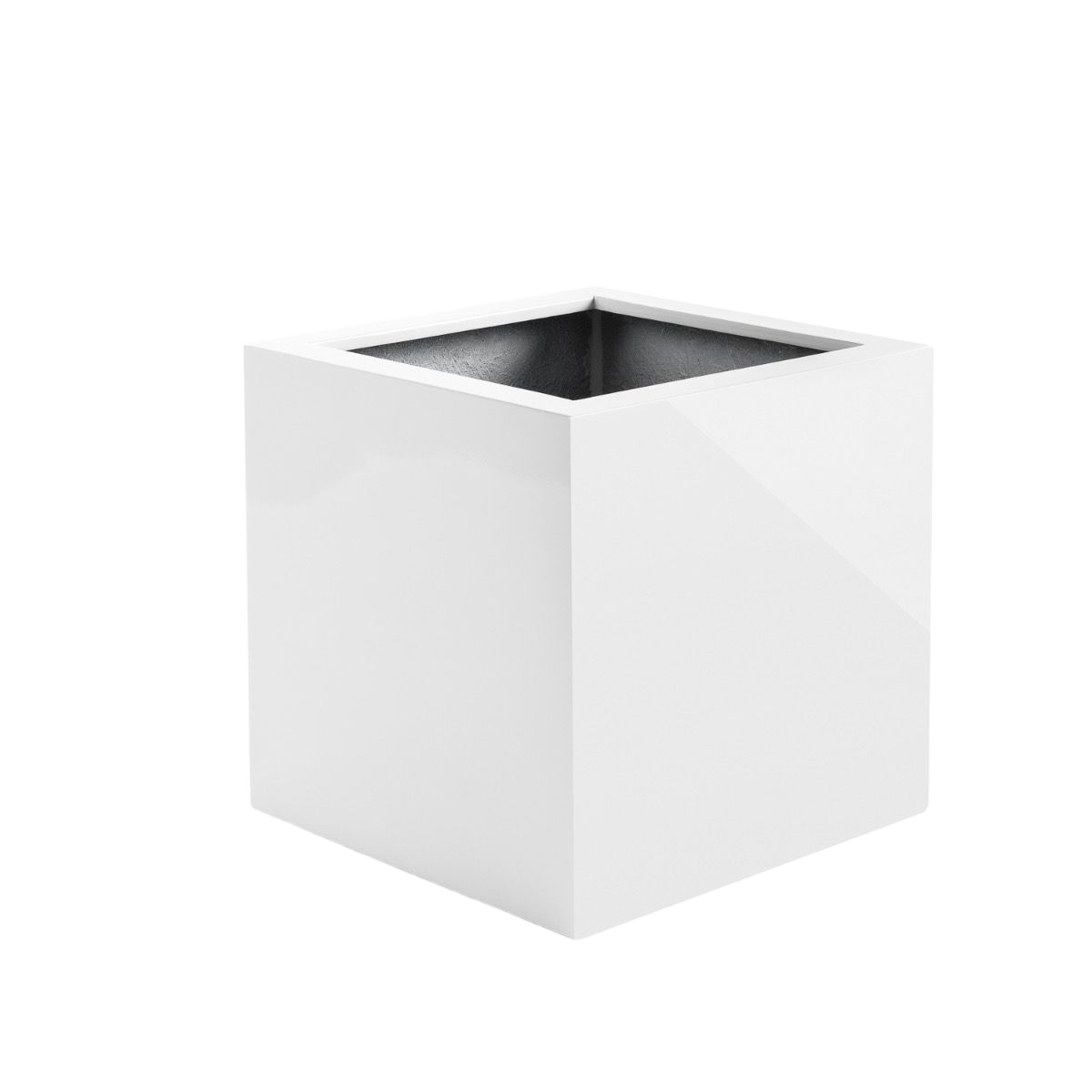 Argento Cube L Mat Wit 50x50