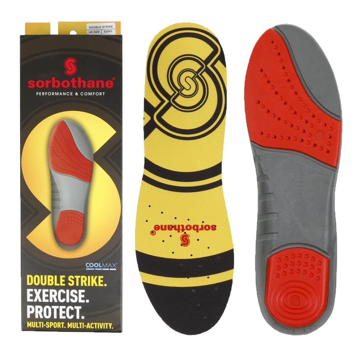 Sorbothane | Double Strike | Medium Impact | Inlegzooltjes