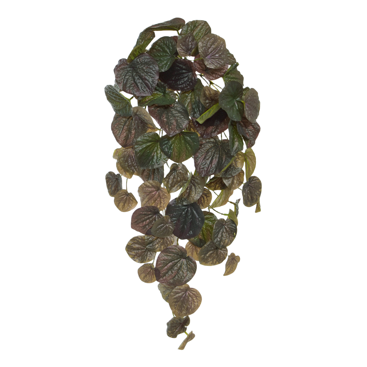 Peperomia Caperata kunsthanger 60cm - burgundy