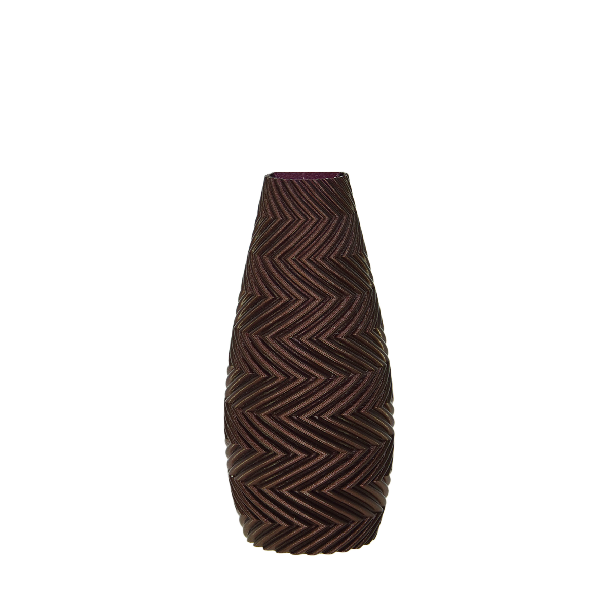 Felicia 3D wandvaas 18x8x5cm Bronze Metallic