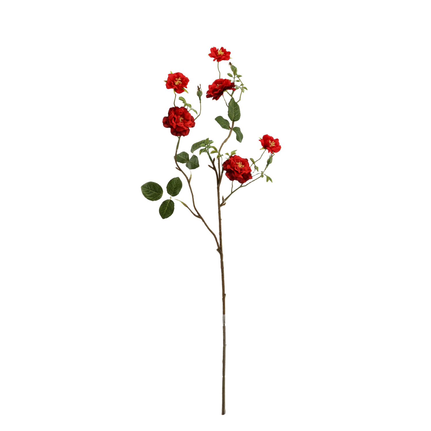 Wilde Rozen Kunsttak 71cm Rood
