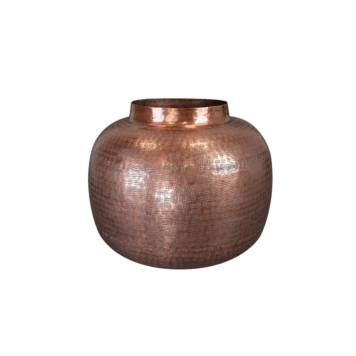 Pot hoog Nynke rose gold D35 H28