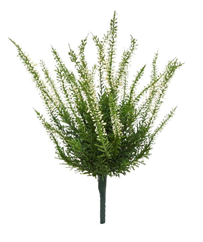 Erica heide kunstplant 30cm - creme