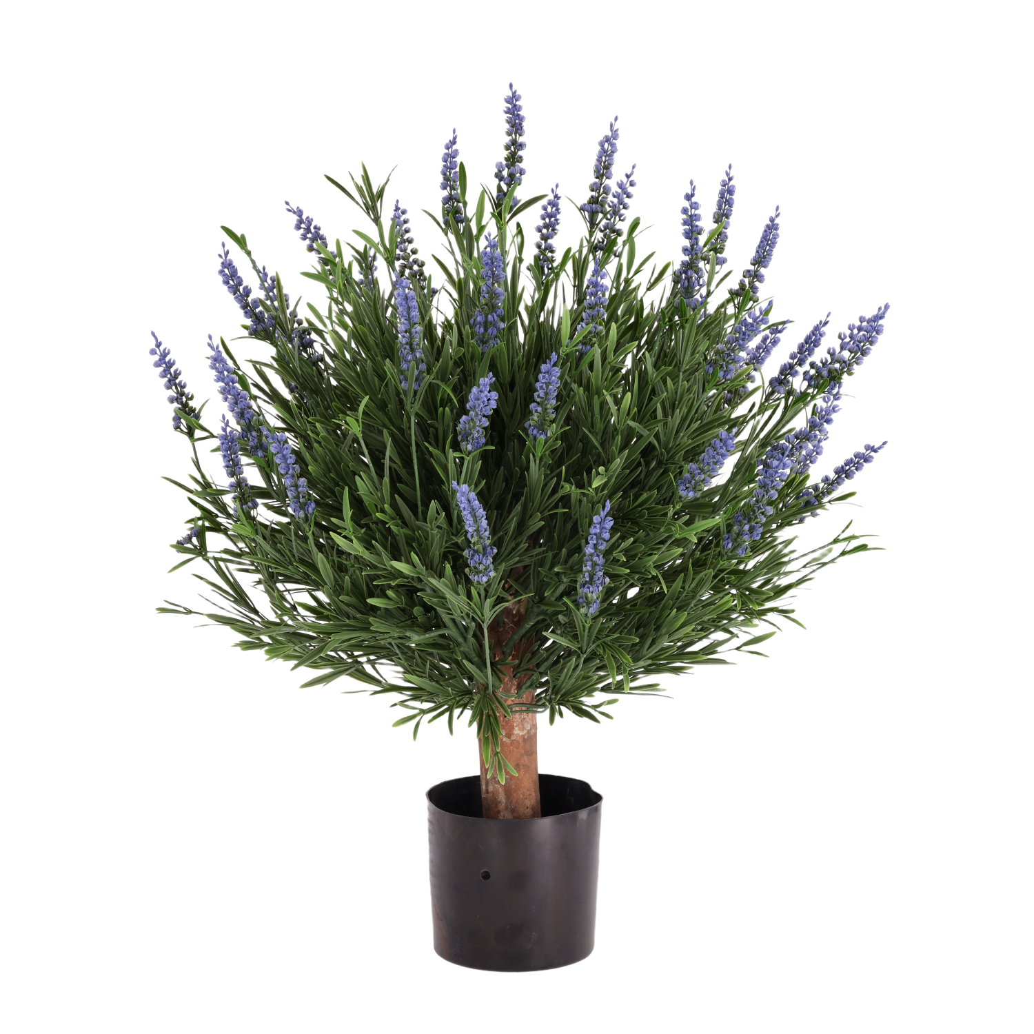 Kunstplant Lavendel Bol UV Blauw 60cm in pot