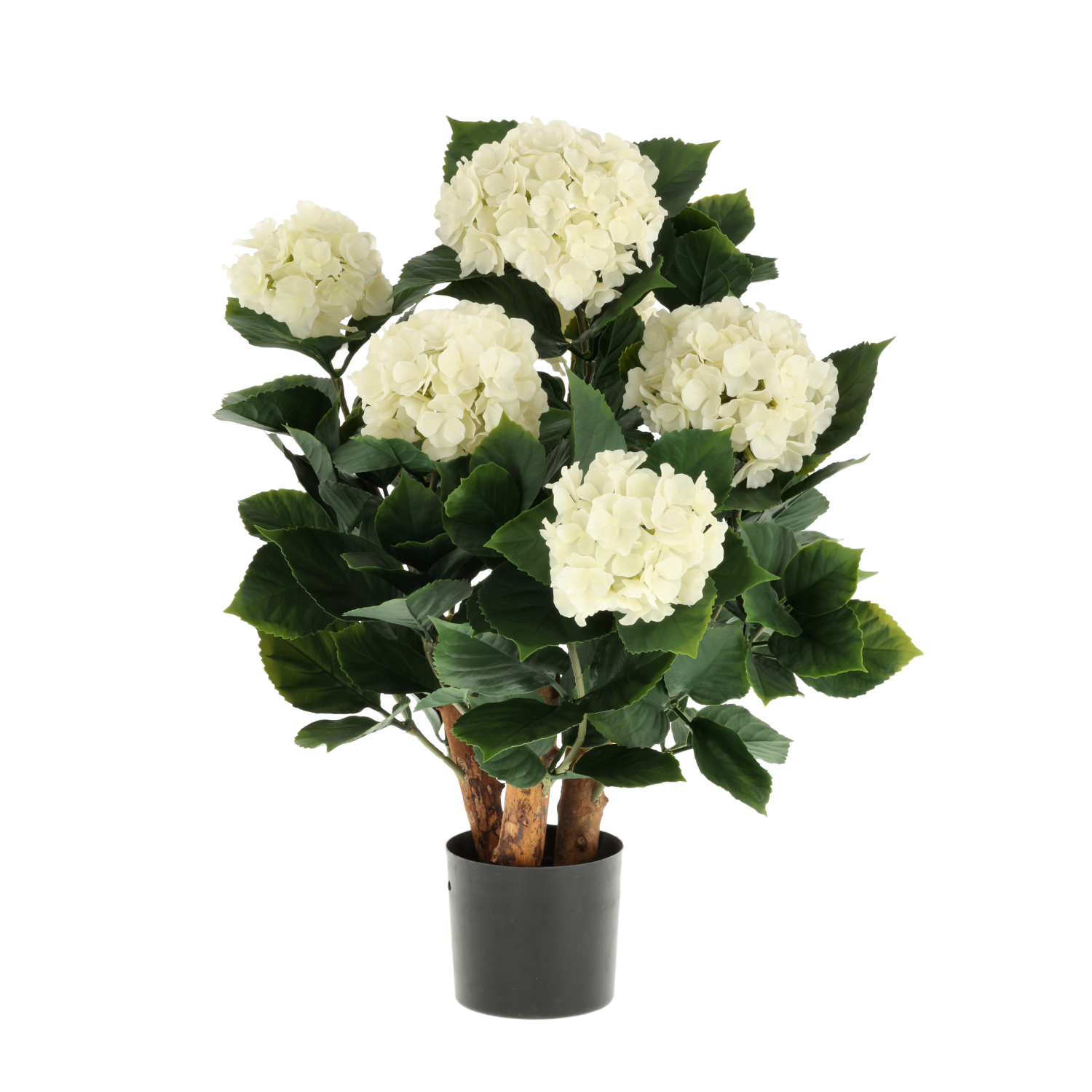 Hortensia UV Kunstplant Deluxe 65cm Creme