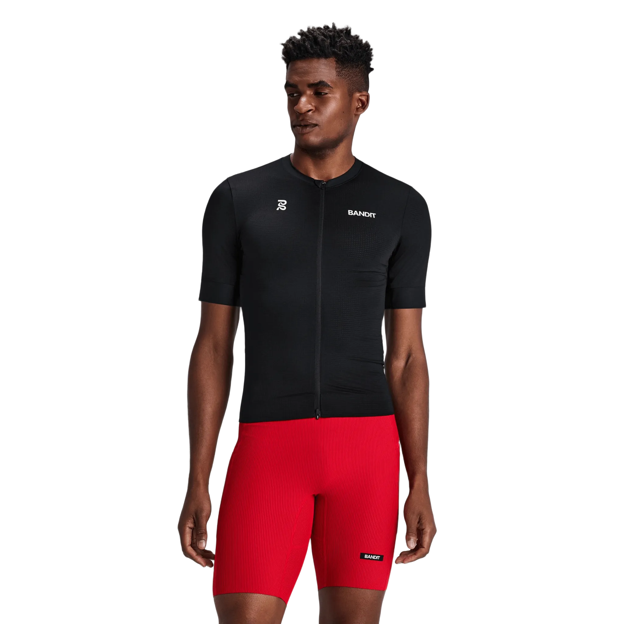 Bandit Geomesh 2-Way Zip Run Top Heren