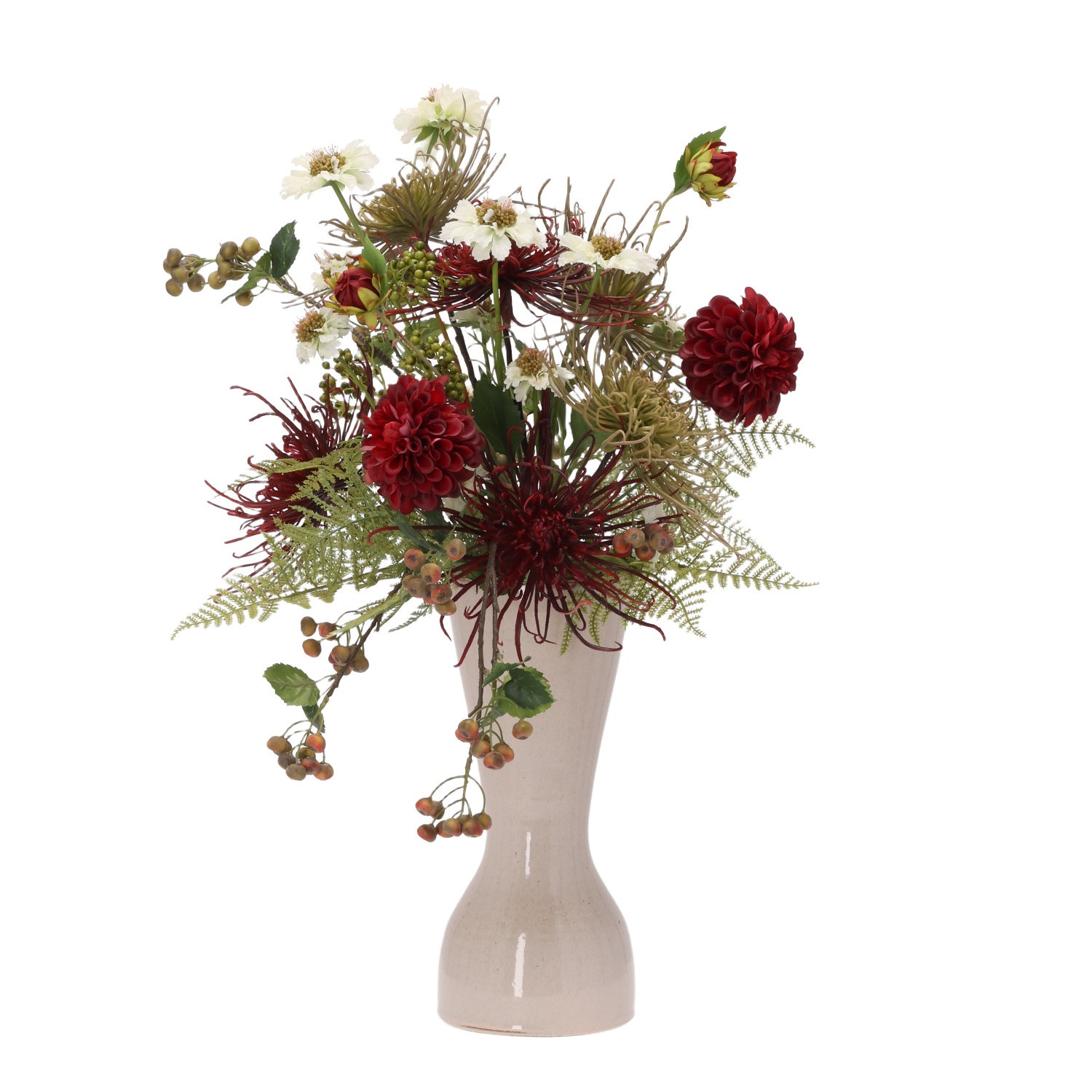 Herfstboeket kunstbloemen Ise Phoenix 70cm