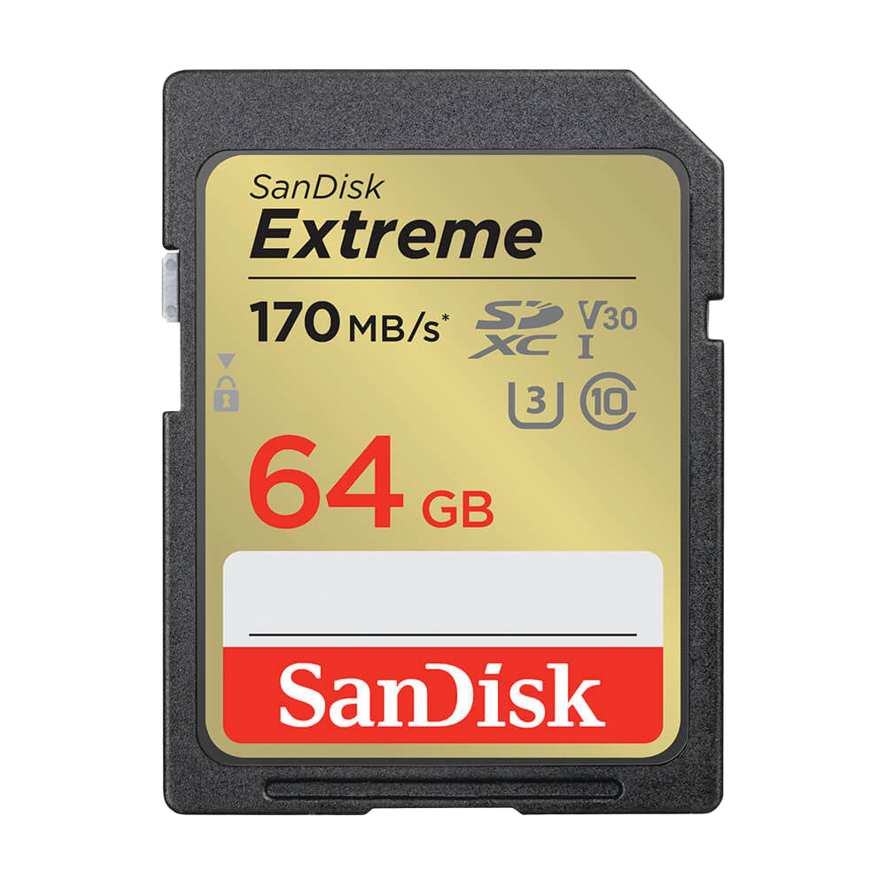 SanDisk SDXC Extreme 64GB 80MB/s