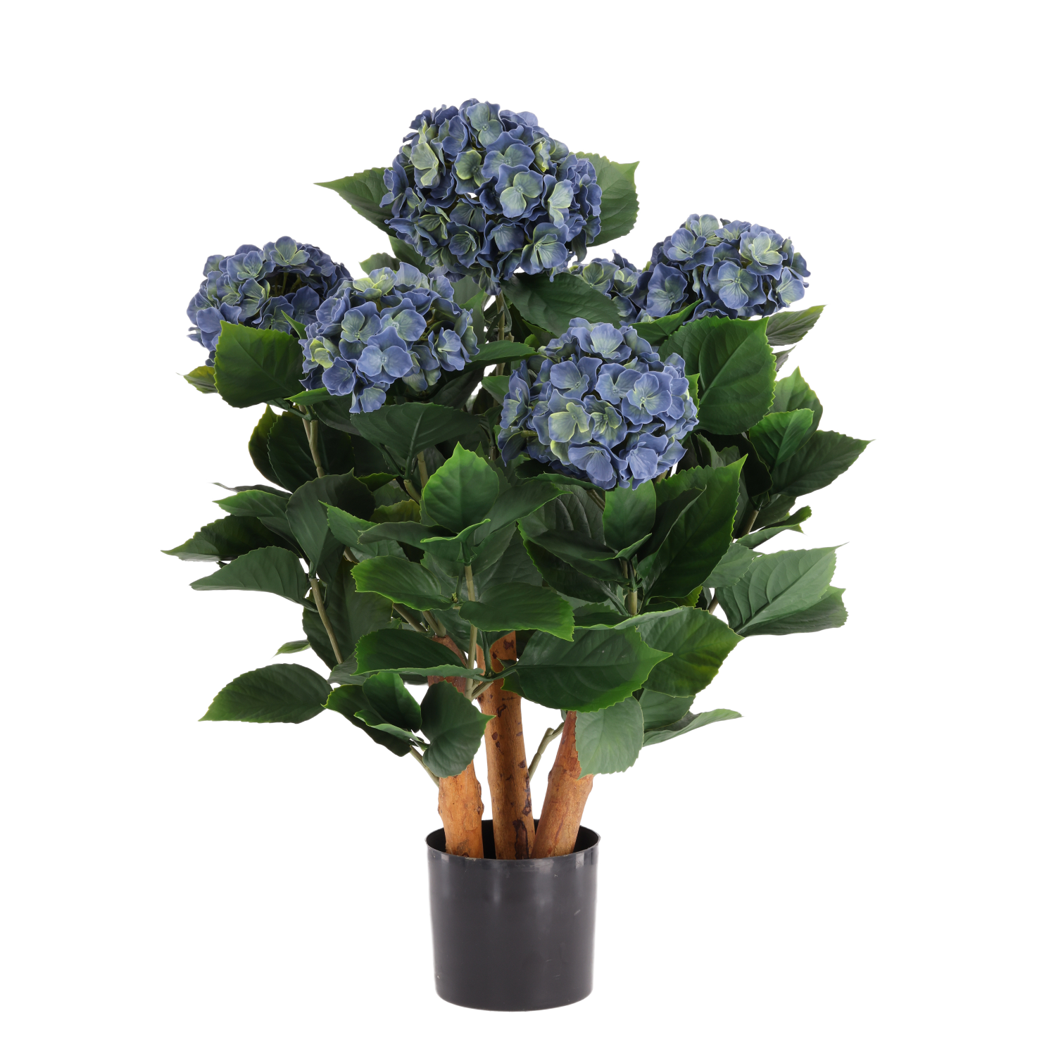 Hortensia UV Kunstplant Deluxe 65cm Blauw