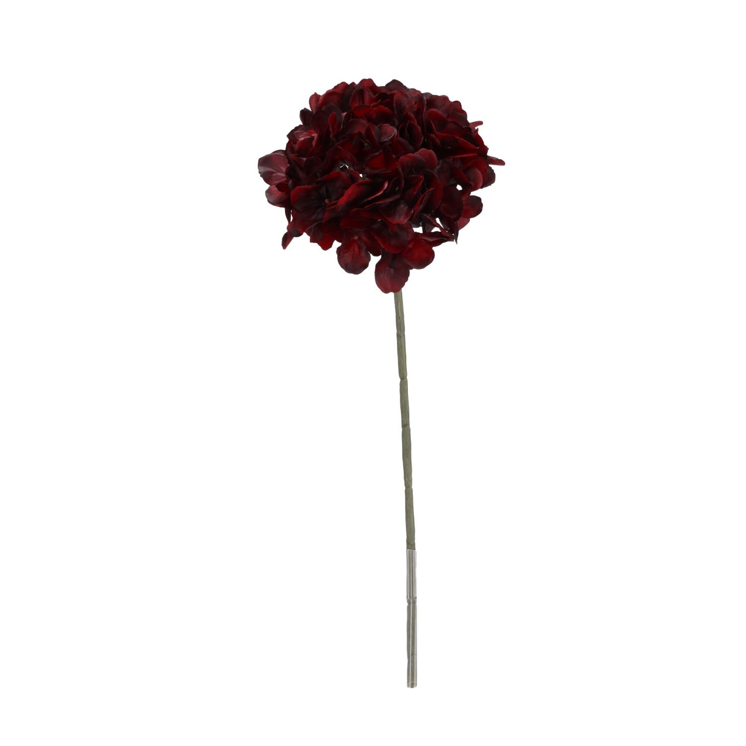 Hortensia kunstbloem Deluxe 47 cm Burgundy
