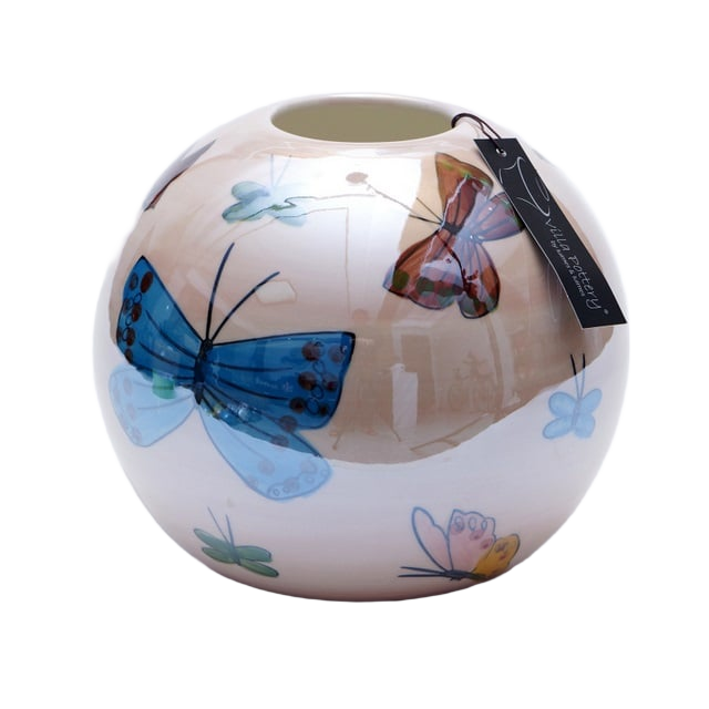 Happy Ball Vlinder 20x20x19cm parel