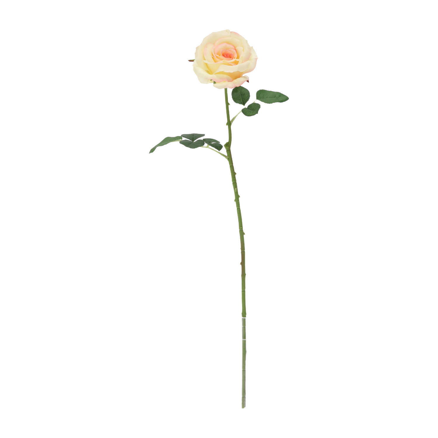 Kunst Rozentak Elegance 63cm Geel