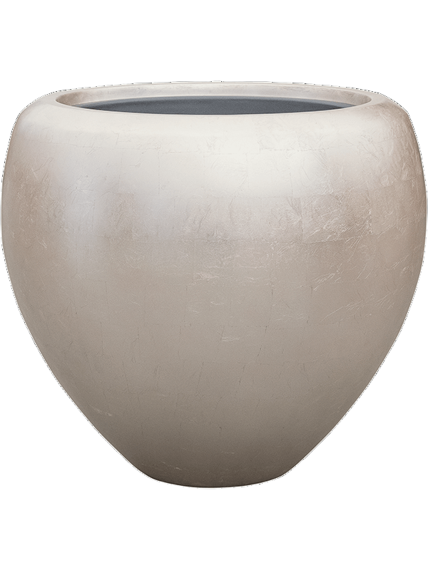 Baq Metallic Silver leaf Couple matt light champagne (met inzetbak), 50x45cm