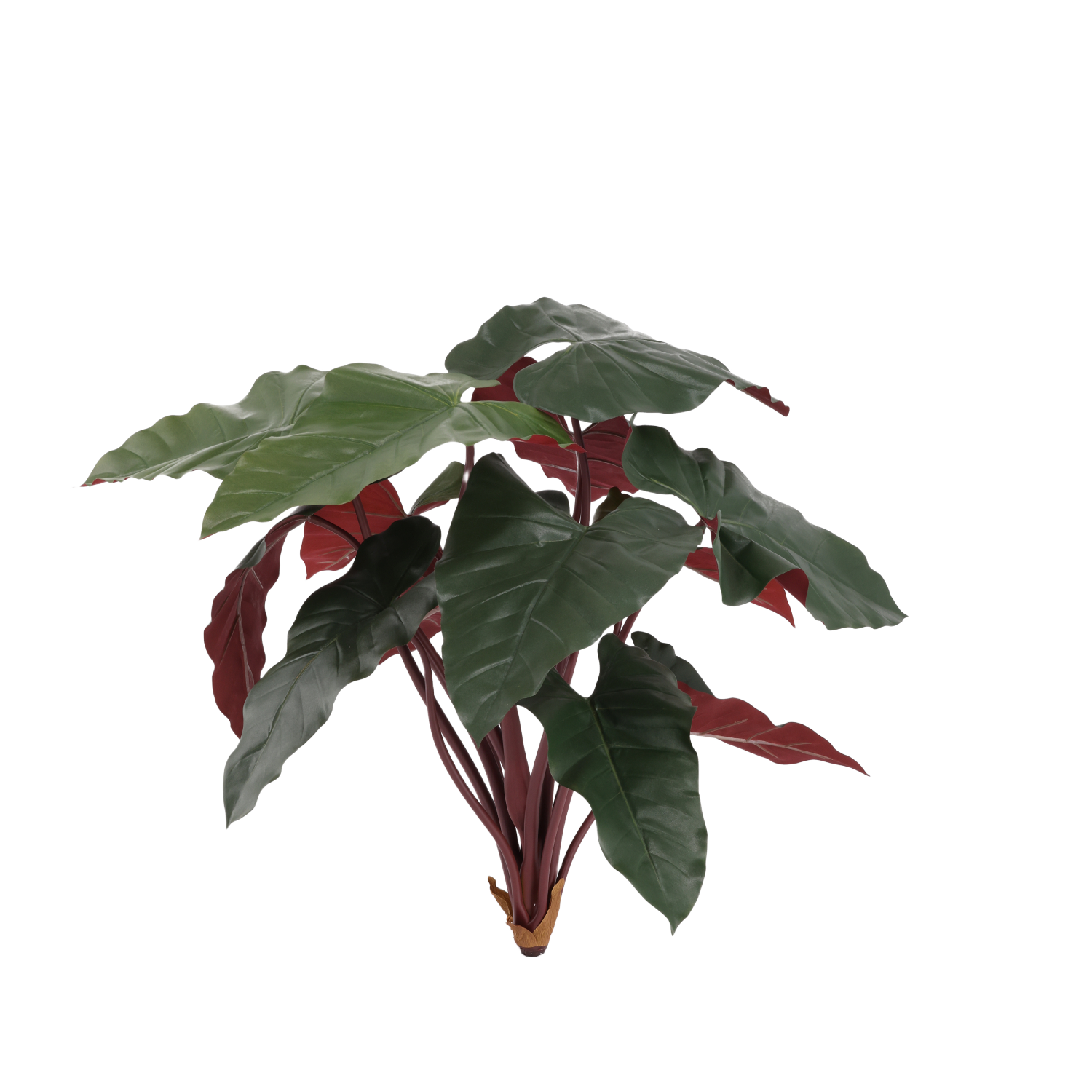 Philodendron kunstplant Deluxe 80cm Burgundy