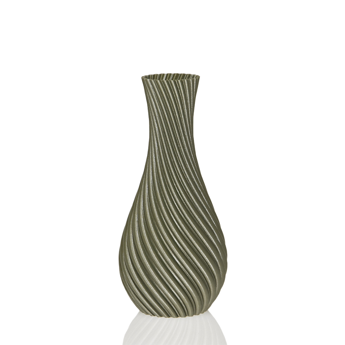 Cosmos 3D vaas 19x9x9cm Champagne Metallic