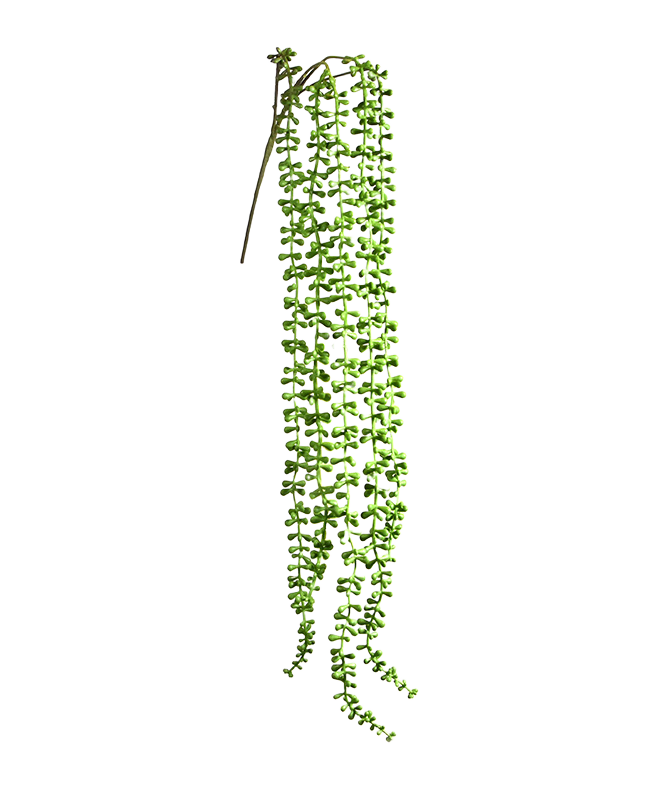 Senecio kunsttak 60 cm groen
