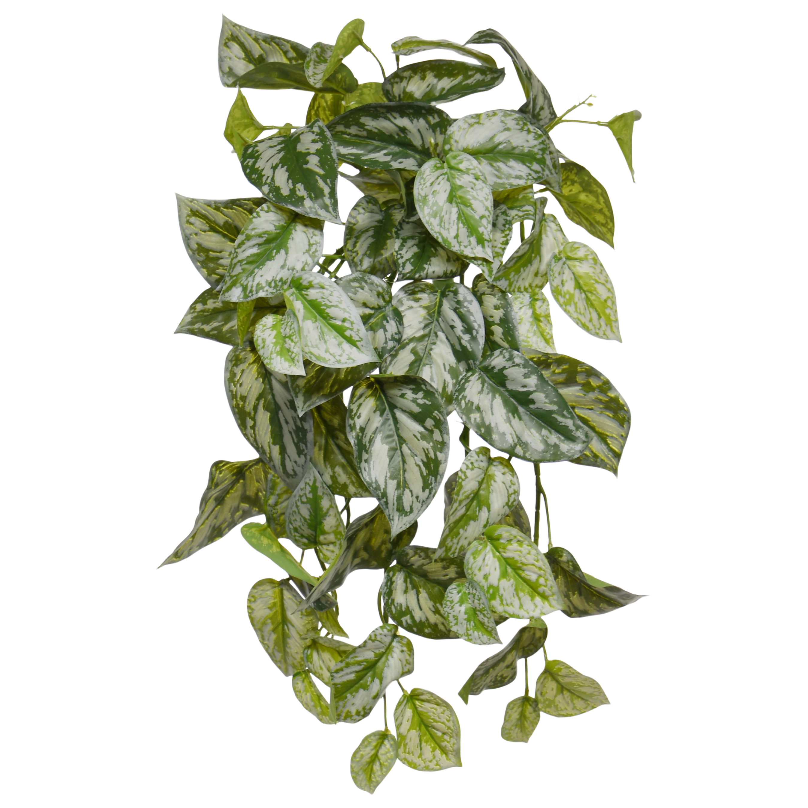 Scindapsus Pictus kunst hangplant Deluxe 50cm afbeelding 1