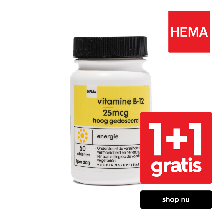 HEMA Vitamine B-12 25mcg - 60 stuks