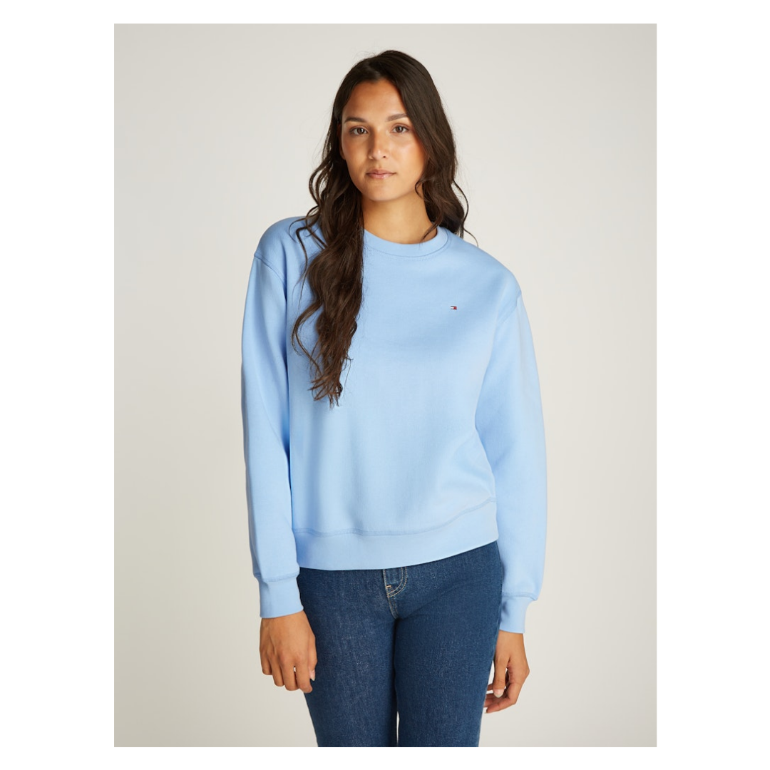 Tommy Hilfiger - Damen Sweatshirt - Blau - Größe: L - bei Tara-M