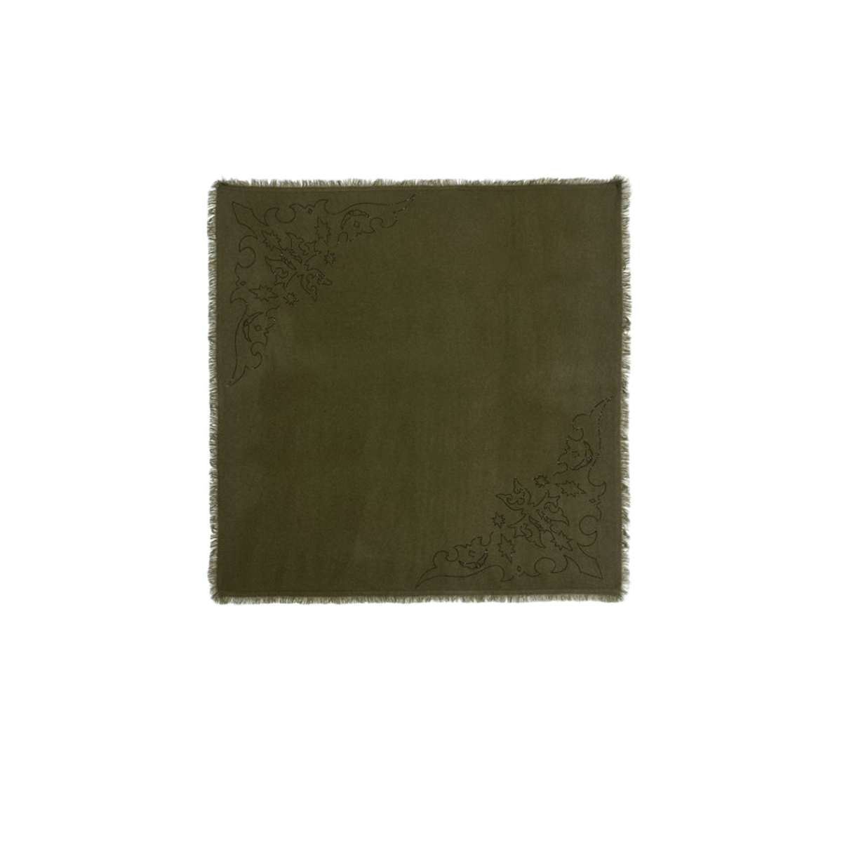 Zadig & Voltaire Donna Verde - Stevie Strass Foulard Western - Accessories - One Size - Immagine 2