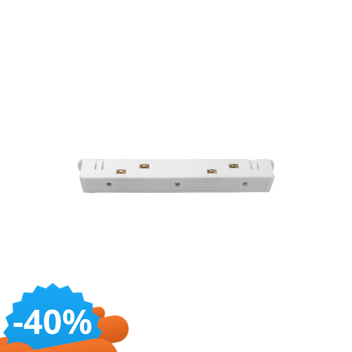 Connettore Tipo I Per Binario Magnetico A Superficie - Bianco-image