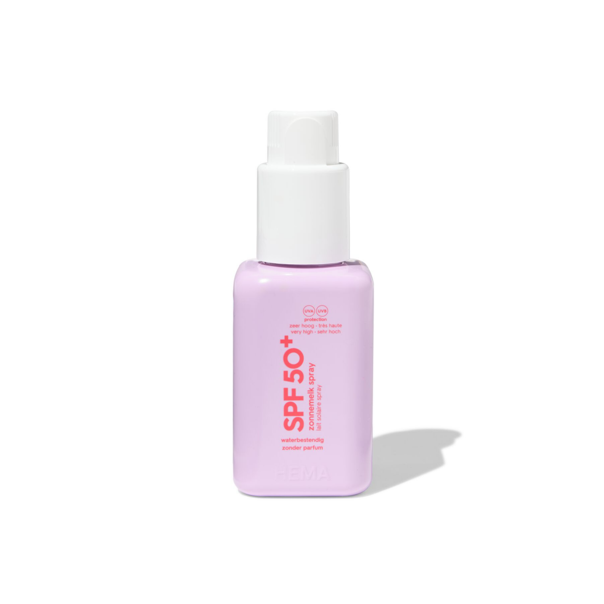HEMA Mini zonnespray gevoelige huid SPF 50+ 100ml