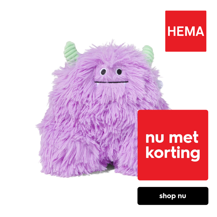 HEMA Lichtknuffel 22x12cm monster