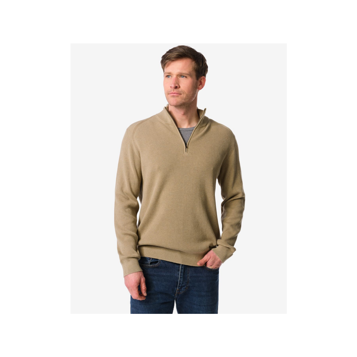 HEMA HEMA Herentrui Kick Rib Beige (beige)