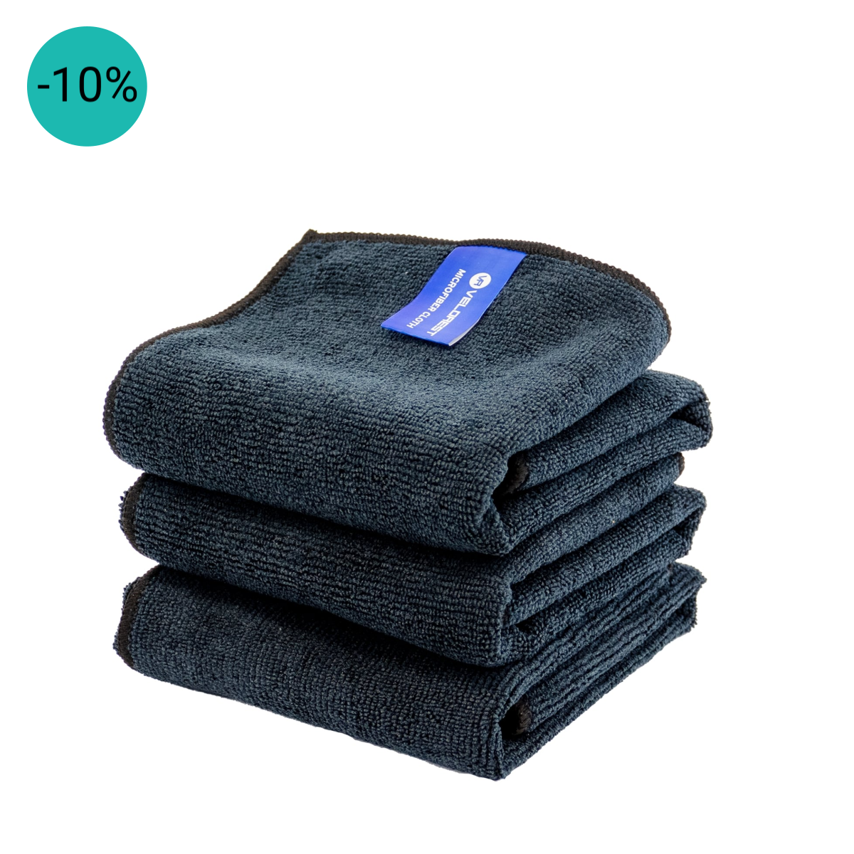 Velorest 3-Pack Microfiber Cloth | Microvezeldoeken Car Detailing | Microvezeldoek auto | Dutch Performance Products