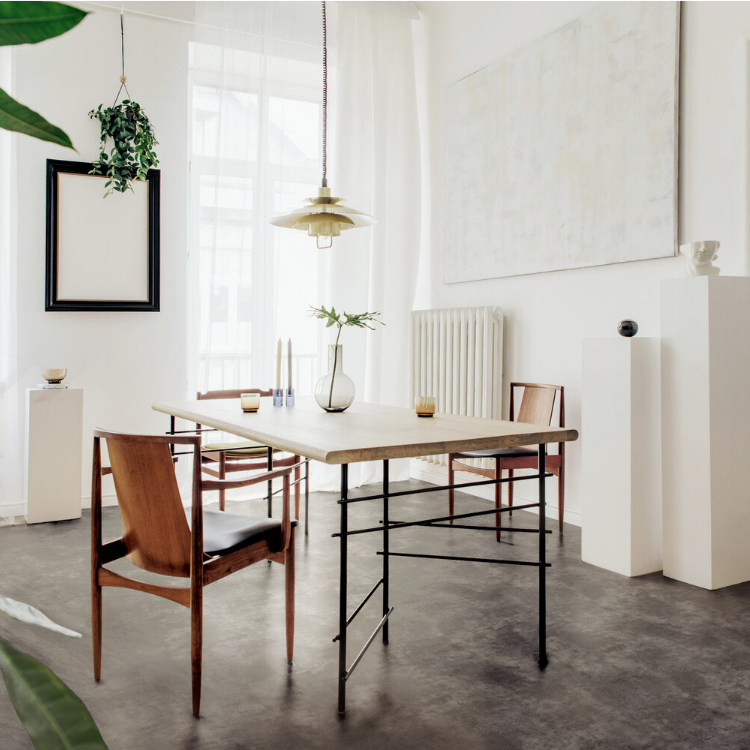 Rouleau 4m de sol PVC effet béton pose libre konkret melt Gerflor - 3000 cm x 400 cm x 0.25 cm