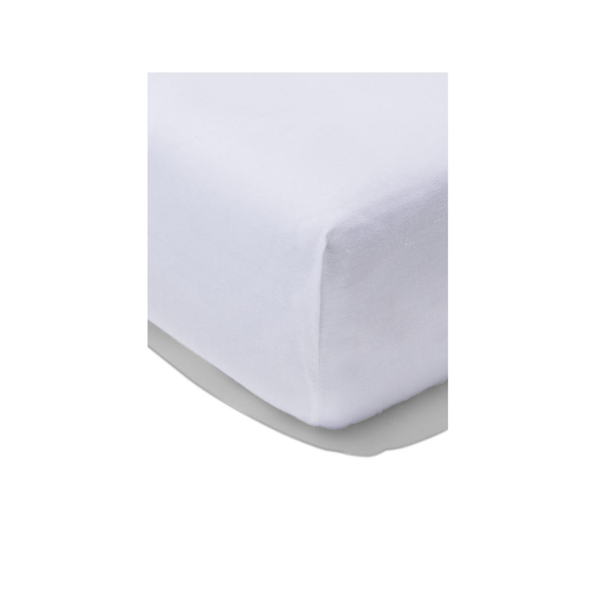 HEMA HEMA Hoeslaken 90x200cm Zacht Katoen Wit (wit)