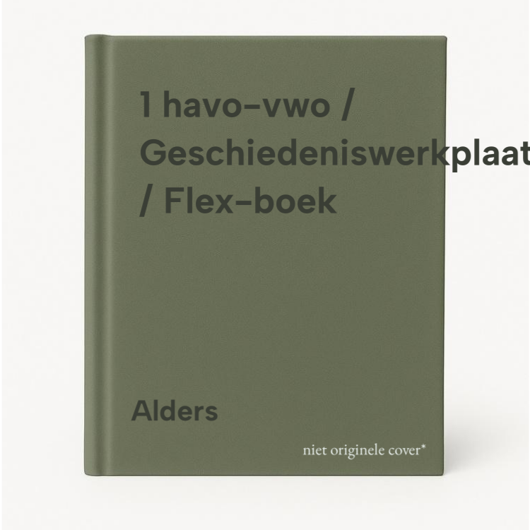 Alders 1 Havo-vwo / Geschiedeniswerkplaats / Flex-boek