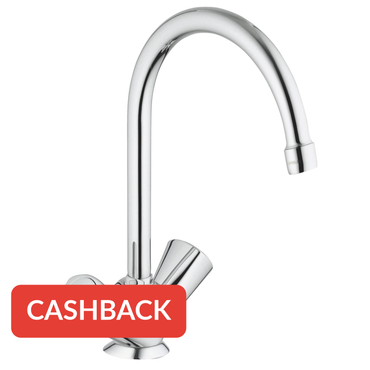 Grohe Costa-S keukenkraan met hoge uitloop chroom
