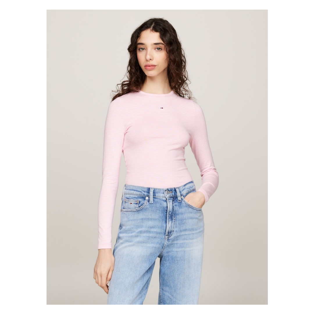 Tommy Jeans Damen Langarmshirt Dw0dw19043 günstig online kaufen