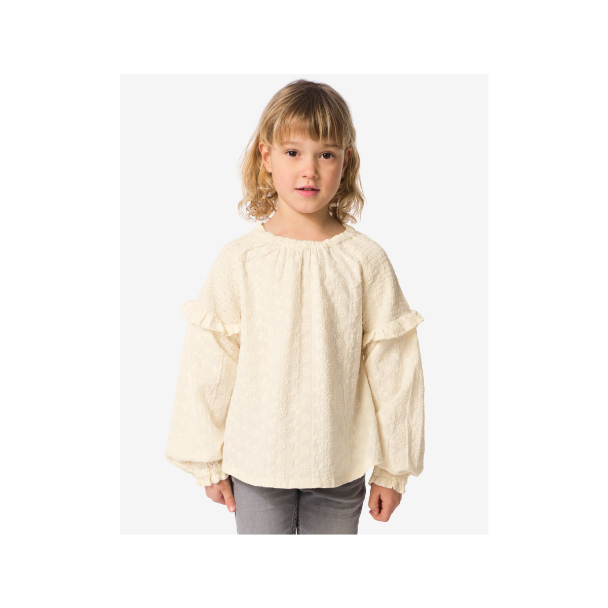 HEMA Kinderblouse ecru (ecru)