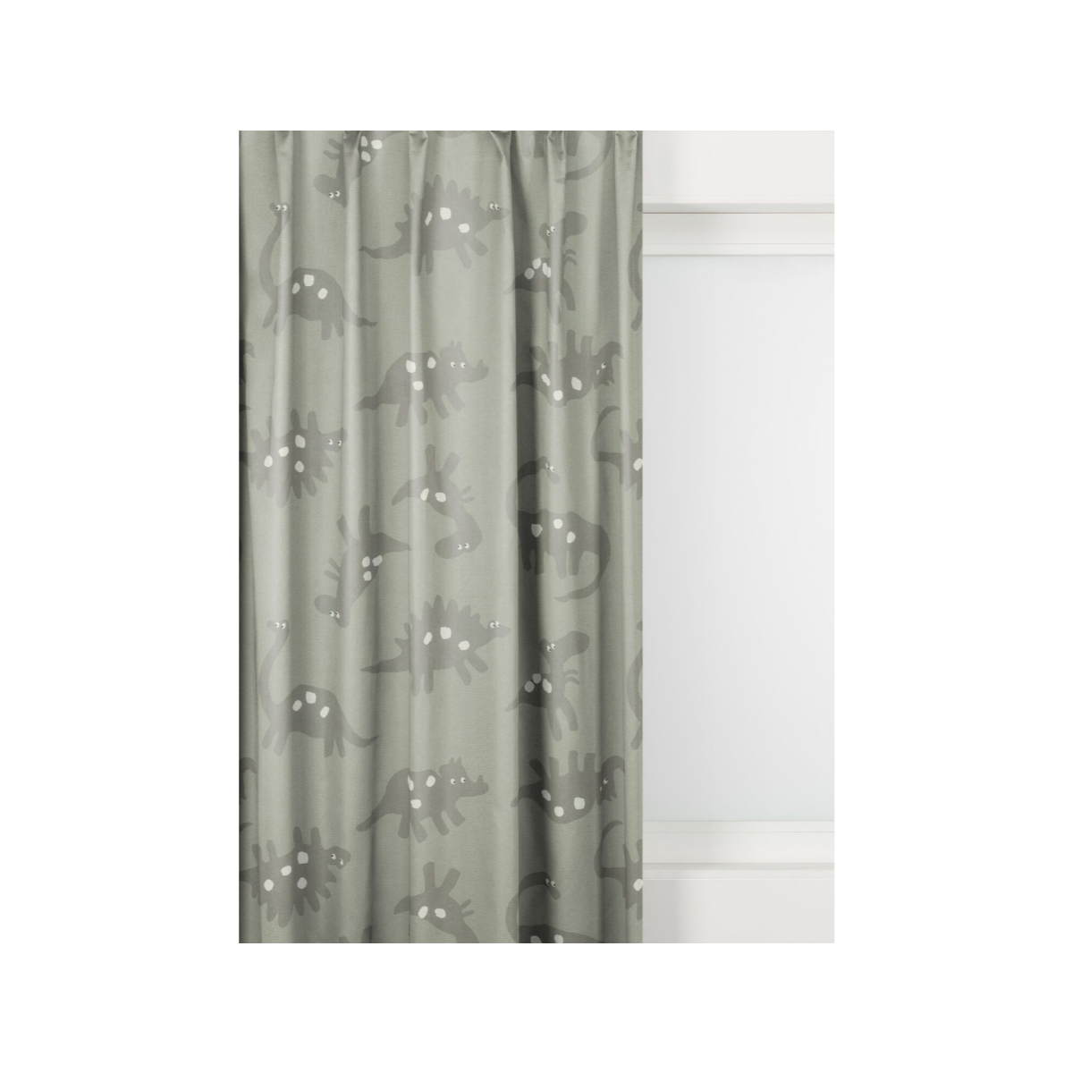 HEMA HEMA Gordijnstof Beilen Verduisterend Dino Groen (groen)