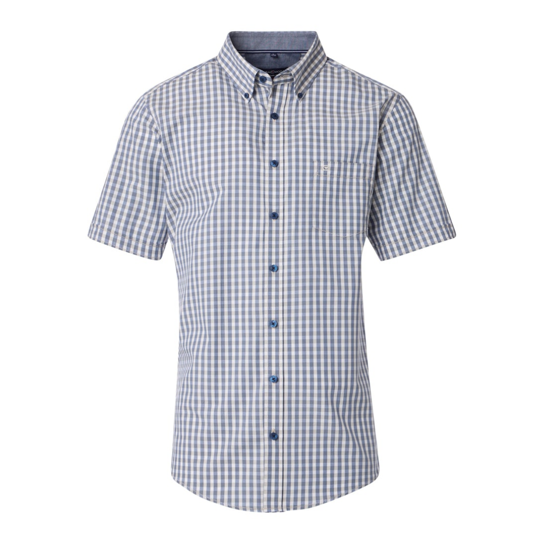 CASAMODA - Herren Kurzarmhemd - Grün - Größe: 4XL - bei Tara-M