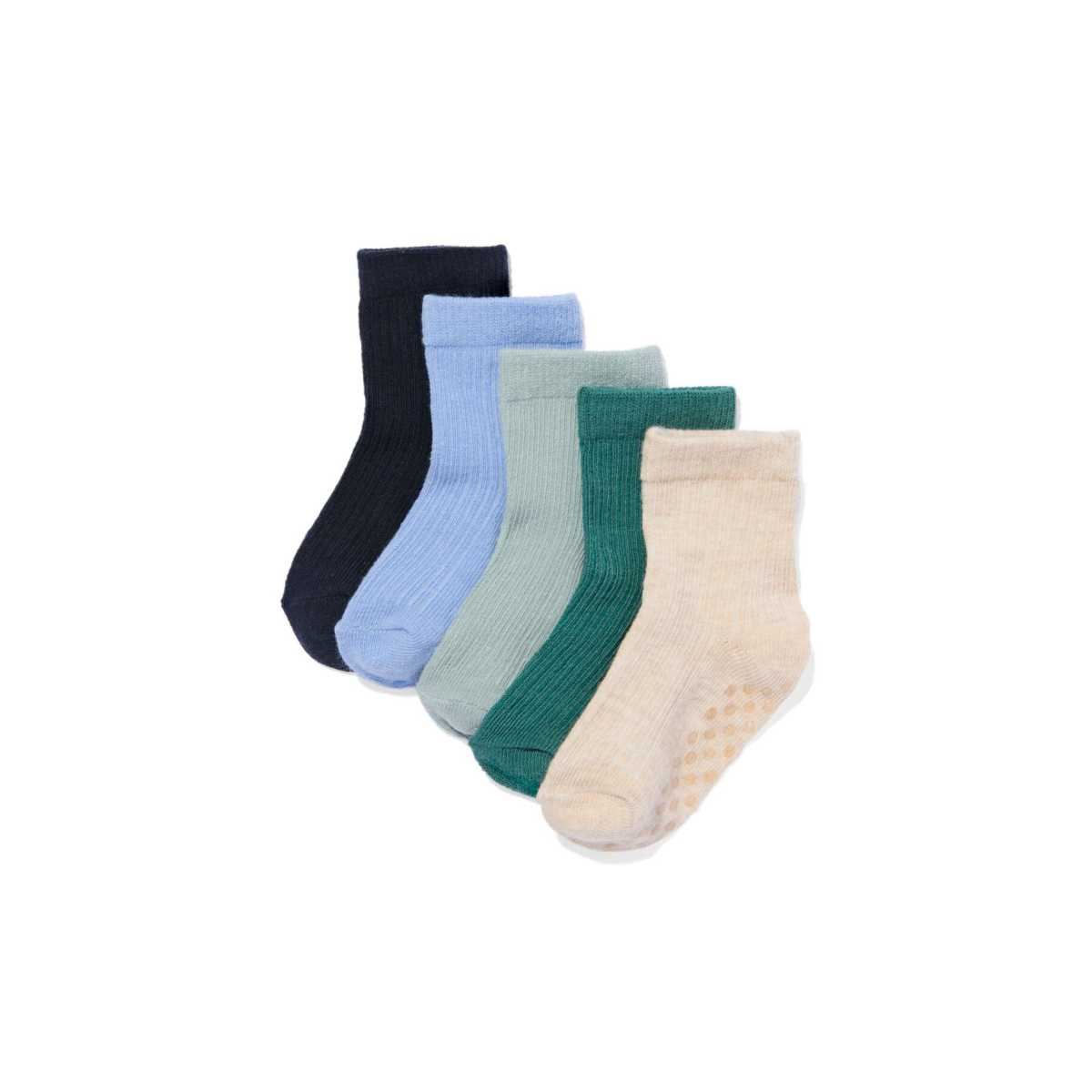HEMA Babysokken met katoen - 5 paar blauw (blauw)