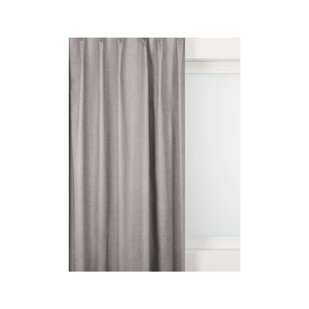 HEMA HEMA Gordijnstof Nuenen Verduisterend Grijs (grijs)