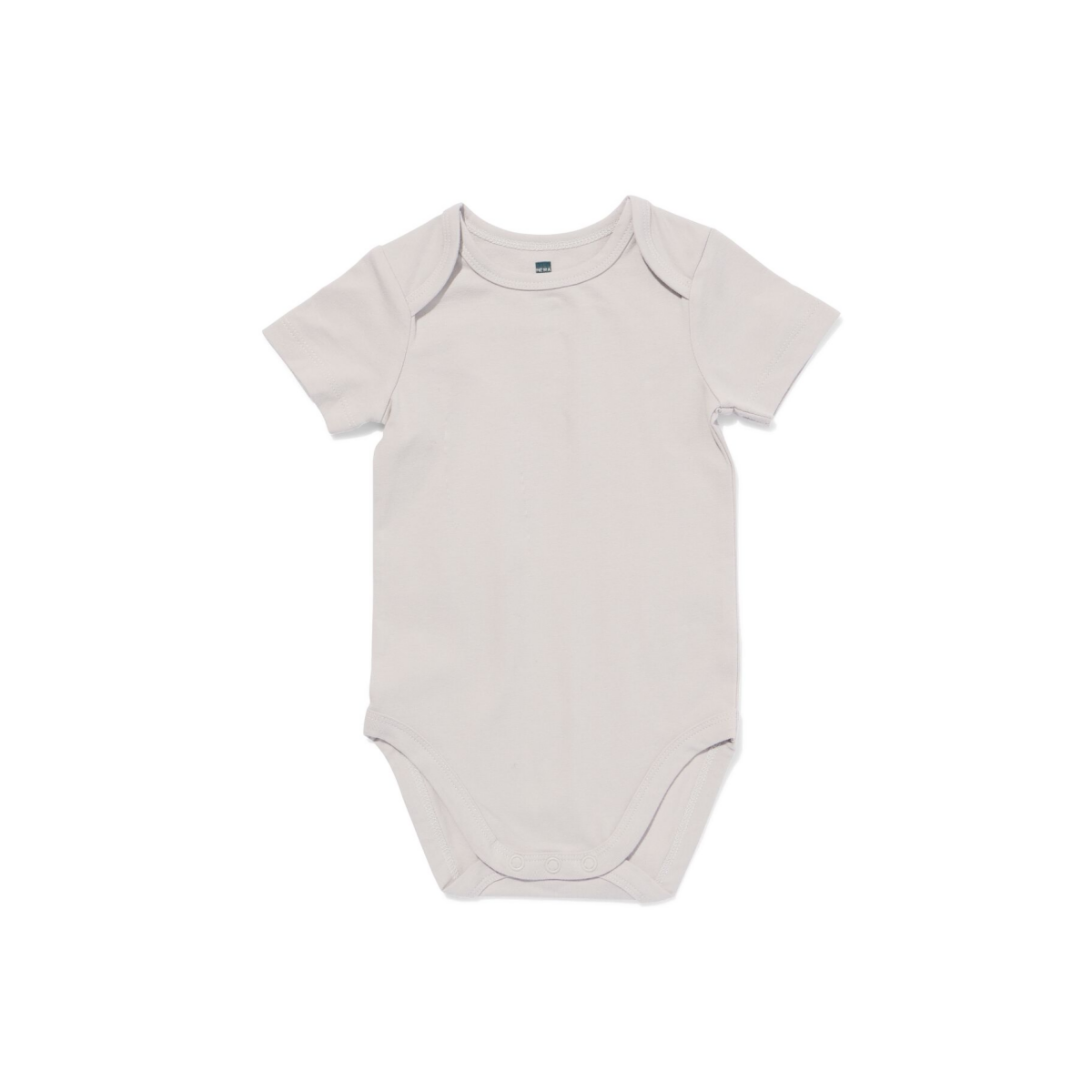 HEMA Baby meegroeiromper lichtgrijs (lichtgrijs)