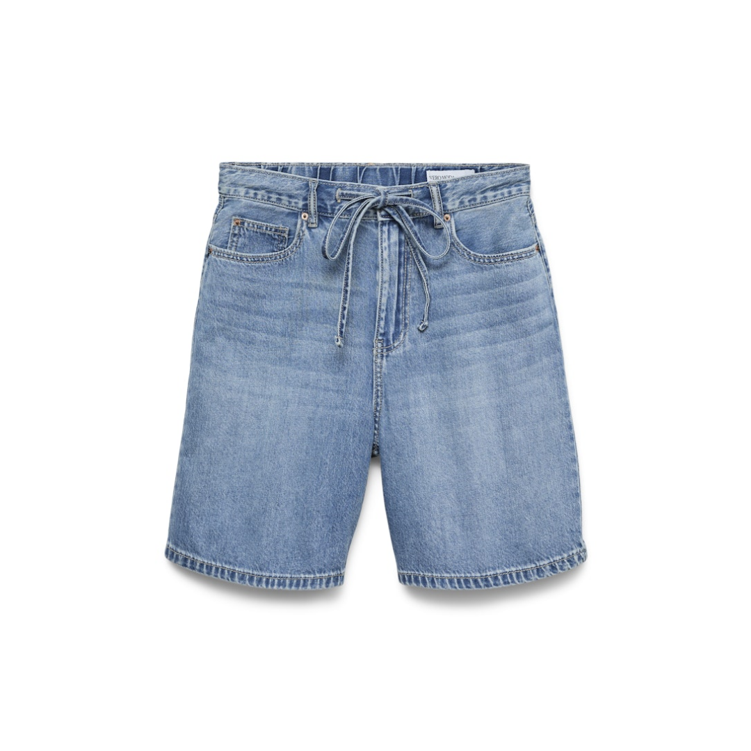 Vero Moda - Damen Kurzshorts - Blau - Größe: L - bei Tara-M