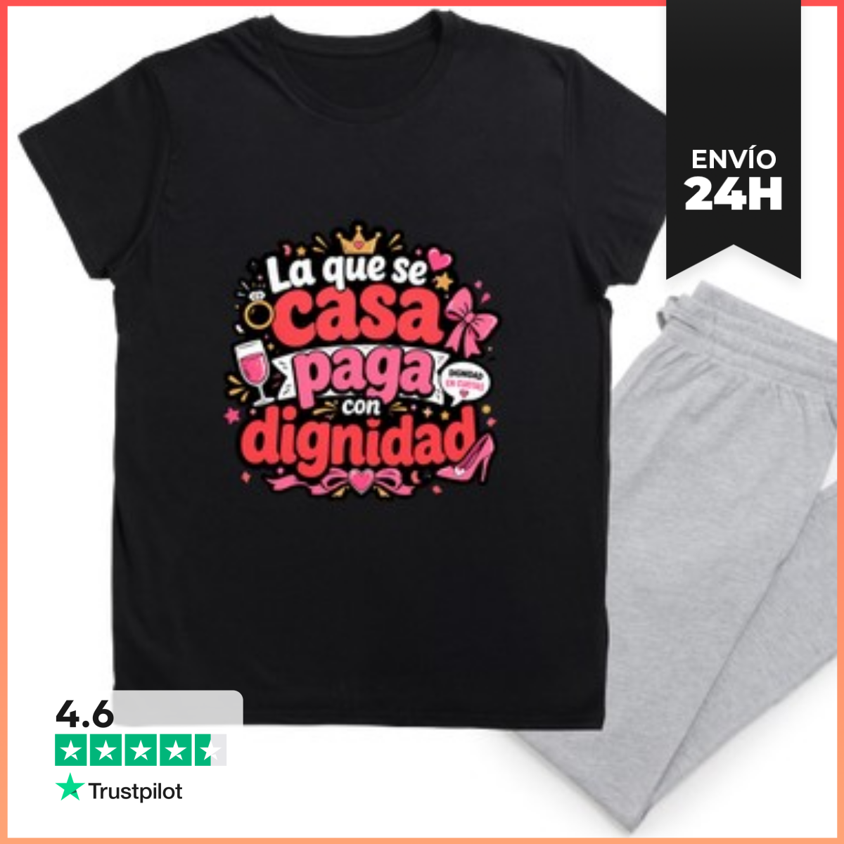 Pijama La Que Se Casa Paga Con Dignidad LaTostadora