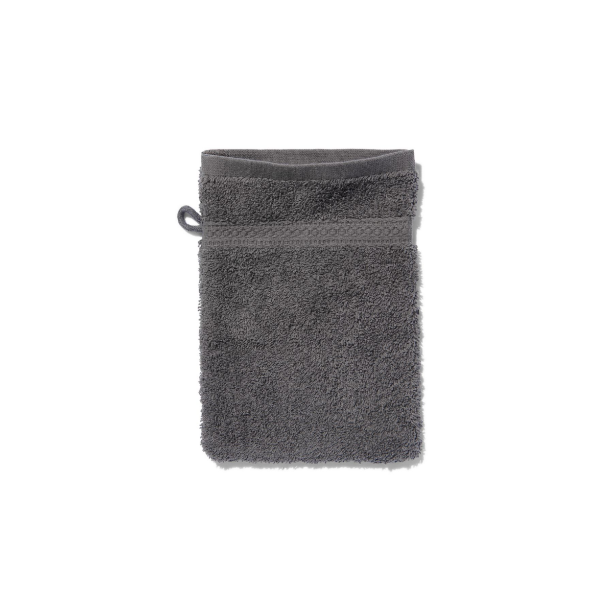 HEMA HEMA Washand - Zware Kwaliteit - Donkergrijs Uni (donkergrijs)