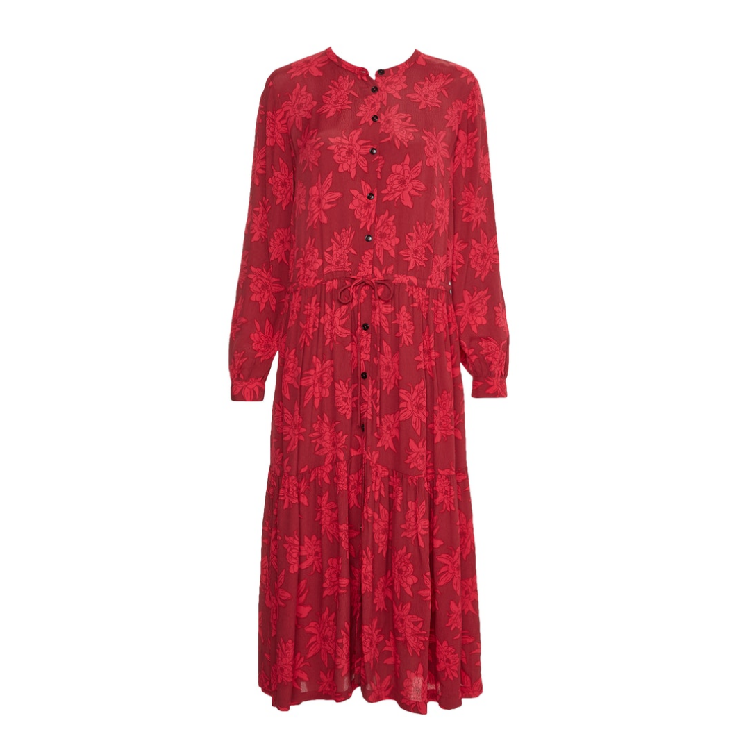 Tommy Hilfiger - Damen Kleid - Rosa - Größe: 38 - bei Tara-M